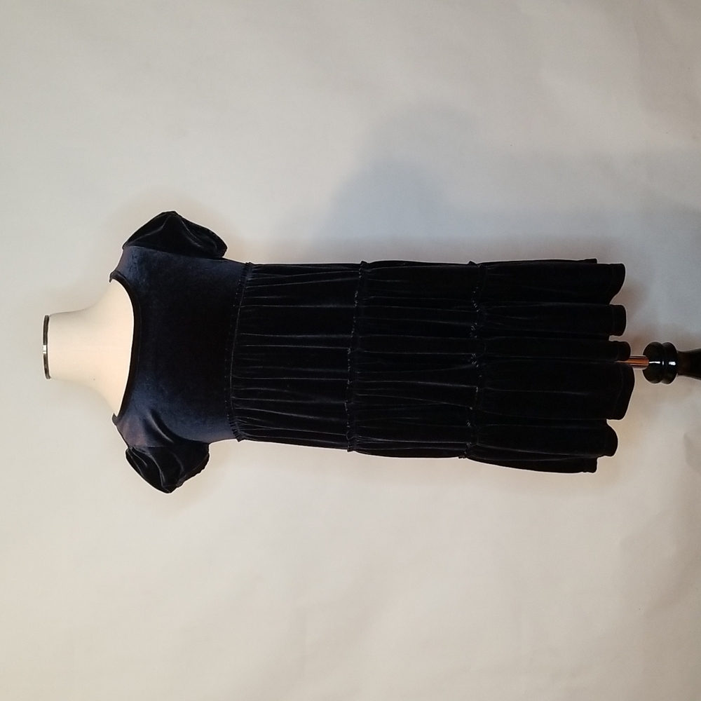 GAP Kids Black tiered dress